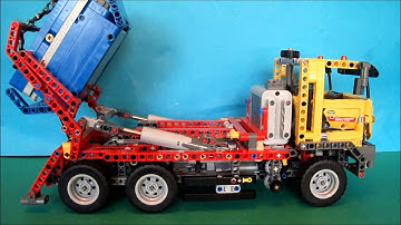 LEGO Technic Container Truck 42024 motorised with 8293 Power Functions