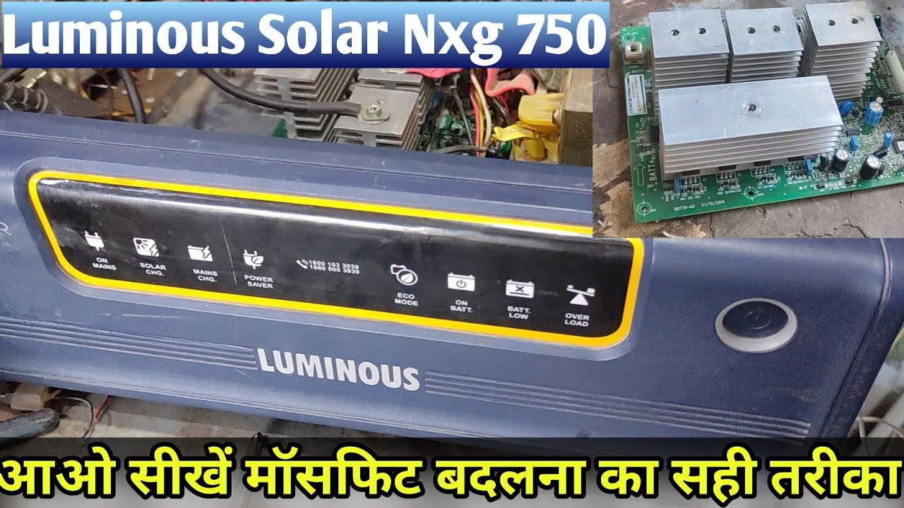 Luminous Solar Nxg 750 Overload Problem