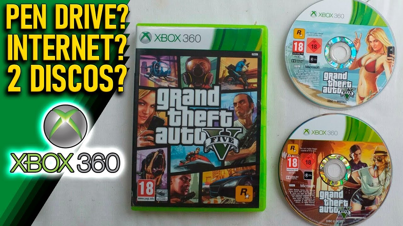 Como instalar GTA V no Xbox 360 - Pendrive [PT-BR] 