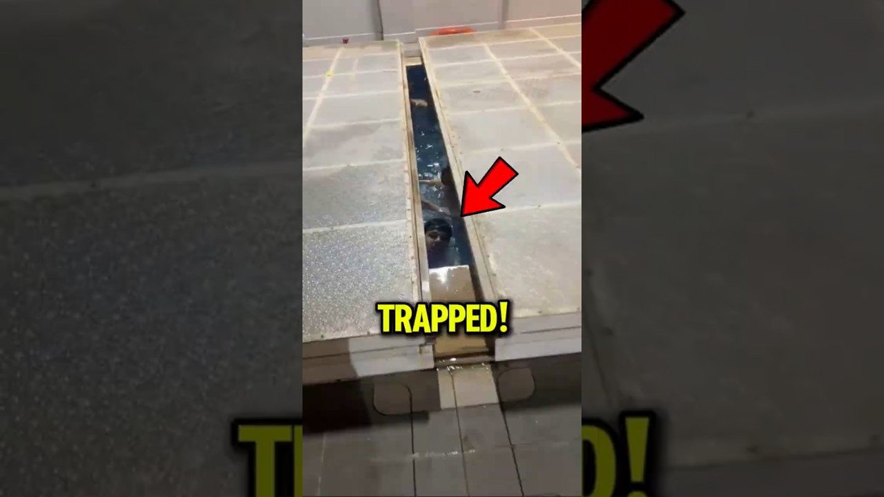 Trapped Under the Pool Cover… The Camera Caught Everything