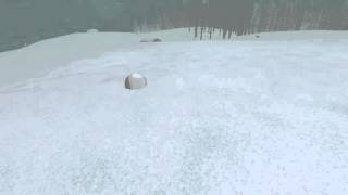 Neoaxis engine - Real footprints on snow #2 screenshot 4