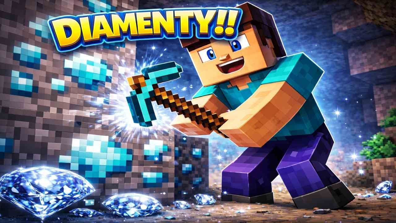 W POSZUKIWANIU DIAMENTÓW - MINECRAFT 1.8 HARDCORE REMAKE ODC. 6