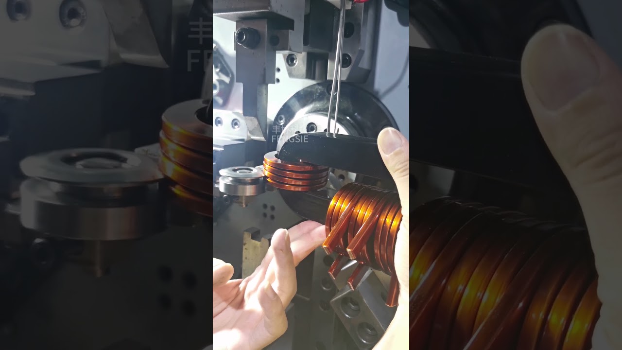 How to Make a Toroidal Inductor/Magnetic Ring inductor by Coil Winding Machine