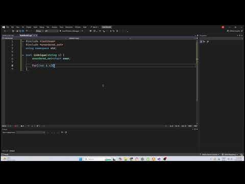 Cracking the Coding Interview in C++ | Interview Questions & Solutions 1.1 is Unique