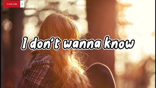 Slow Beat Remix I DON'T WANNA KNOW || FULL BASS VERSION || DJ Rio
