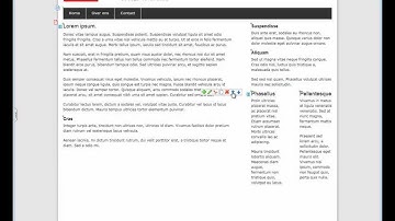 Kolommen layout maken