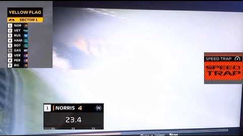 Lando Norris crash Recreate rfactor mod F1 2021 SN 1.0.0