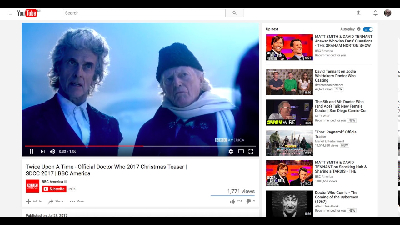 2017 Doctor Who: Twice Upon A Time