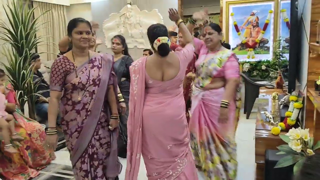 माझ्या घरचा नवरात्री उत्सव, गोठिवली गाव |Shree Ganesh Kala Circle ( Gothivali ) | #brassband #short 