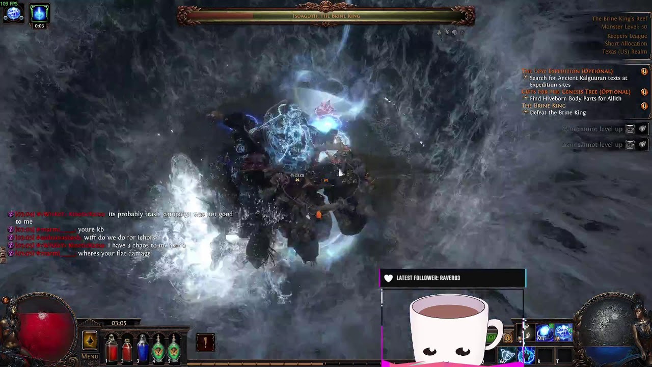 Leveling my Homemade Leaguestarter- Vaal Arc Ignite Elementalist