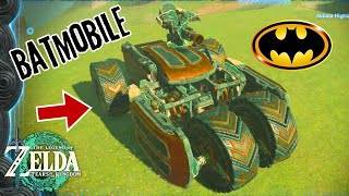 Batmobile Zonai Vehicle Tank How to Build Guide Zelda - Tears of the Kingdom TOTK