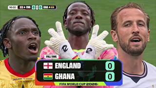 England vs Ghana Highlights 0-0 | Ghana vs England Nkabom Mu Nsɛm | FIFA World Cup 2026