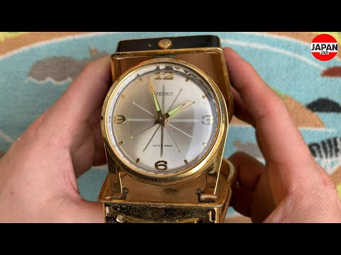 Vintage 70's Seiko DIAFIX 8 Jewels Mechanical Travel Alarm