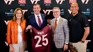 Lynne Doughtie and James Franklin at Brian White's Introductory Press Conference (6/24/26)