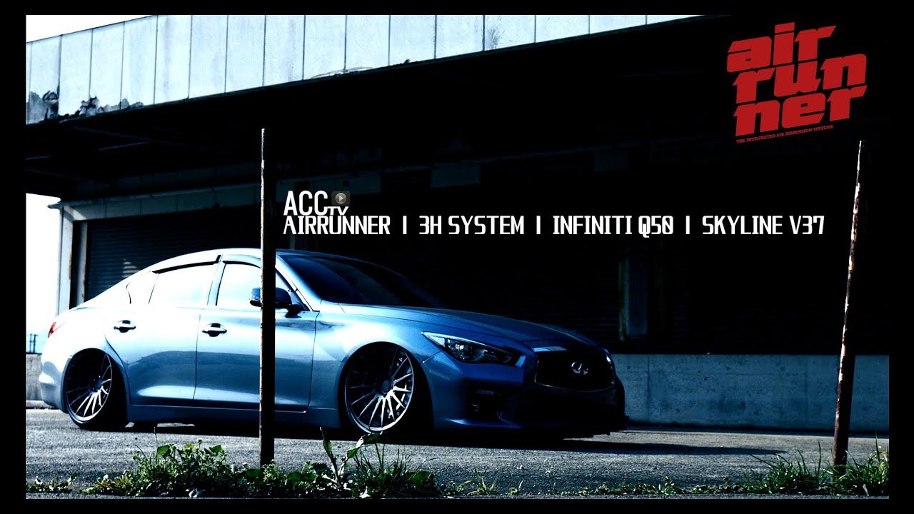 Acctv Infiniti Q50 Skyline V37 メモリーエアサス Youtube