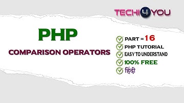 PHP Comparison Operators In Hindi