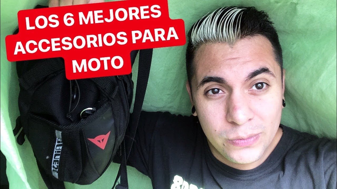 LOS 6 MEJORES ACCESORIOS PARA MOTO QUE COMPRE - YouTube