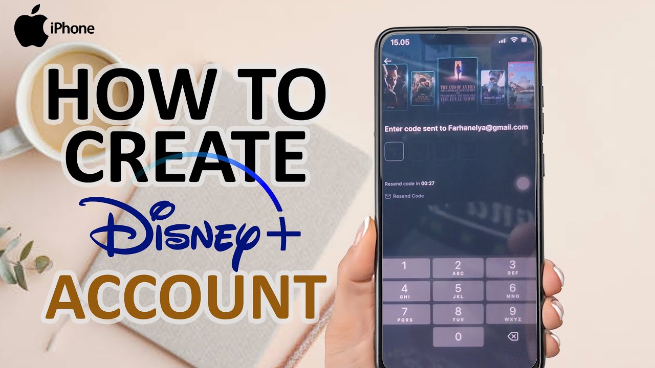How To Create Disney+ Account On iPhone - YouTube