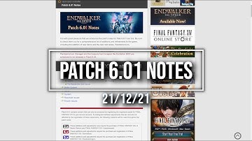 FFXIV: 6.01 Patch Notes