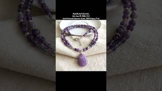 Lepidolite pendants, beads - Bead Market #Edmonton / TreasureStone Beads #lepidolite #pendant #diy