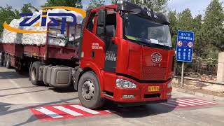 ZASP Hydraulic Road Blockers installed at access gate of Petrochemical Plants 2 MOV