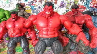 RED HULK🔥MARVEL DIAMOND SELECT SIZE COMPARISON REVIEW!