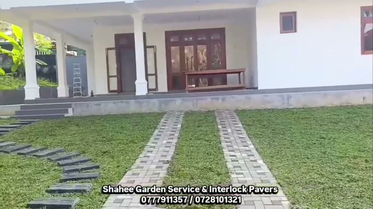 Malaysian Carpet Grass and Interlock Paving Project 