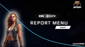 Report system FiveM [ESX & QBCore/QBOX] | GstudioScripts