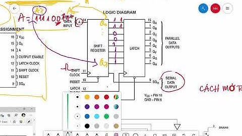 Giai thich hoat dong IC dịch chốt 74HC595 6B595