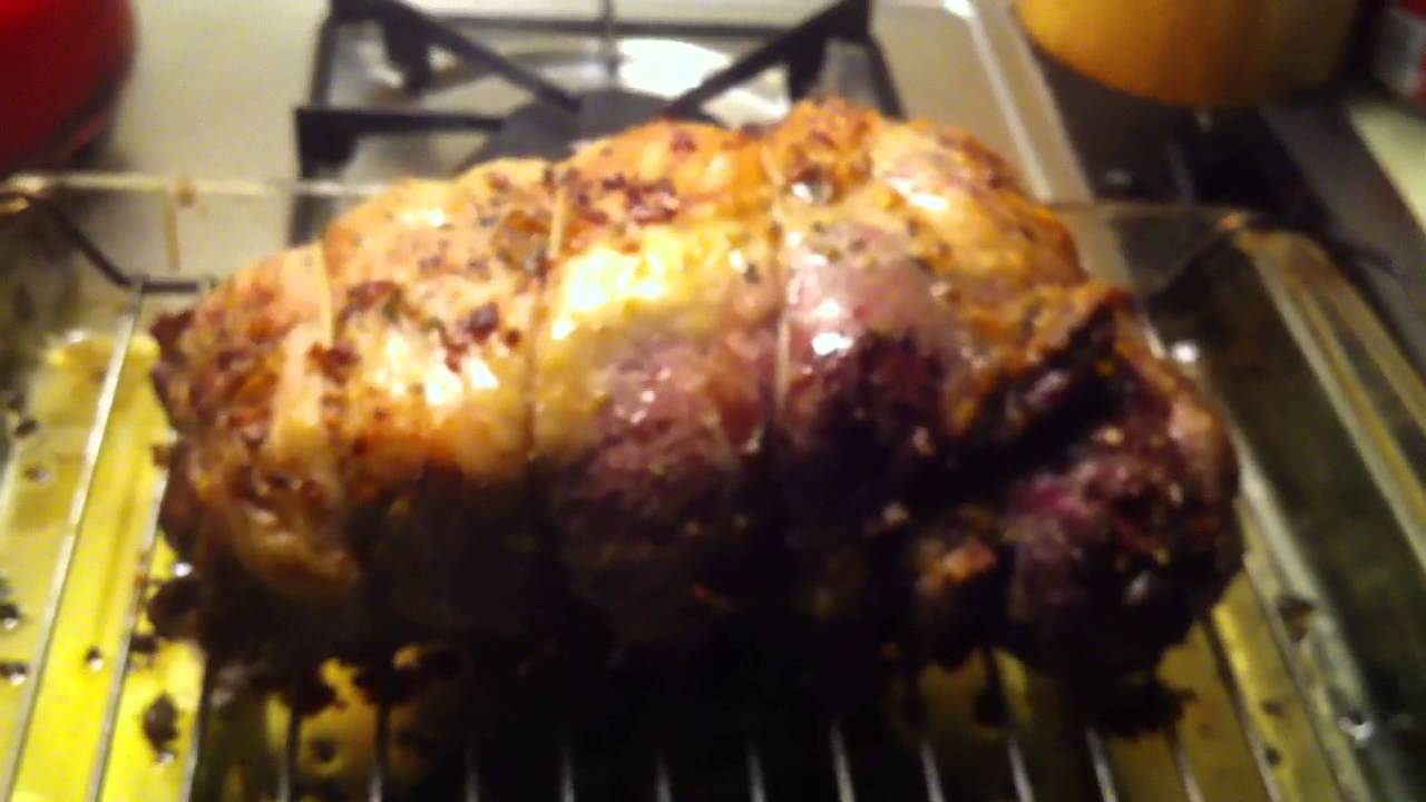 Oven Roasted Leg of Lamb 2 YouTube