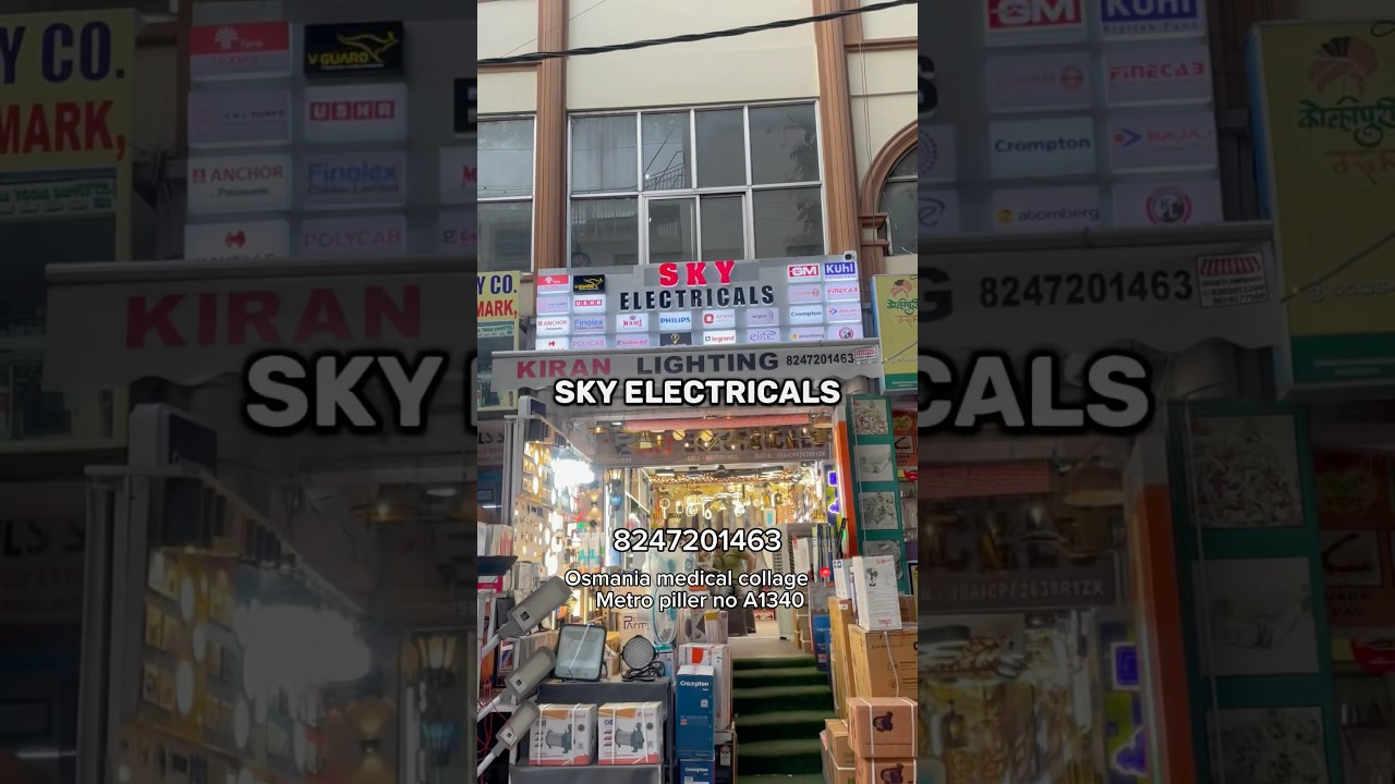 Hyderabad’s best electrical shop 