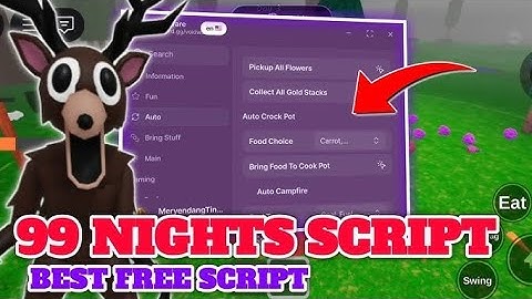 99 Nights in The Forest SCRIPT *NO KEY* [BRING ALL ITEMS,KILL AURA,ESP,TELEPORT &AUTO WIN AND MORE!]