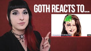 Reacting to hooked on the look - goth girl reacts to Emily Boo transformation
