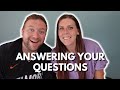 ANSWERING YOUR QUESTIONS | Q&amp;A with us | weight loss, balancing schedules, and more!