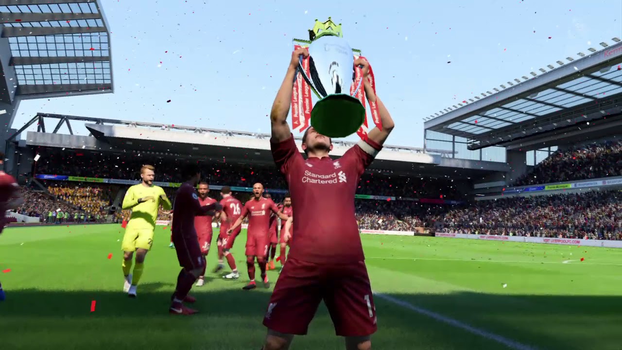 Ливерпуль виграл АПЛ Fifa 19/Liverpool/карантин/коронавирус