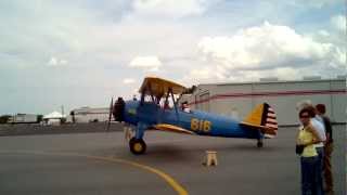 Stearman startup and taxi (KGMU)