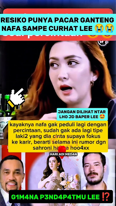 Nafa Urbach even shared her heartfelt story, making netizens touched 😘💖💖💖💖 #kdmsociety #latestnew...