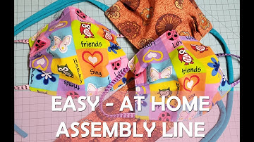 Save Time by Making Multiple Face Masks BATCH SEWING