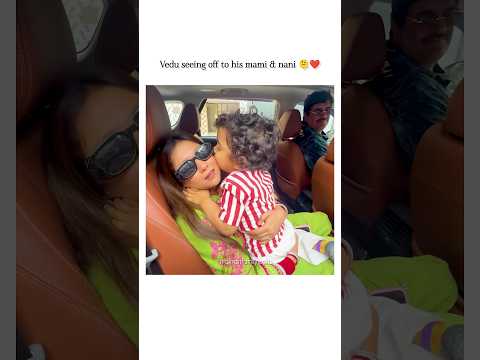 Vedu seeing off to his mami & nani ❤#malhanfamily #shorts #youtubeshorts #viral #trending#ytshorts