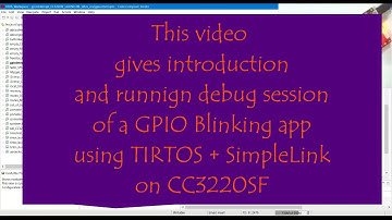 CC3220SF - GPIO Example HandsOn