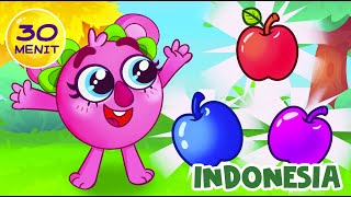 Lagu Buah Apa Ini |   Lagu Anak-Anak Terbaik oleh Baby Zoo INDONESIA 😻🐨🐰🦁
