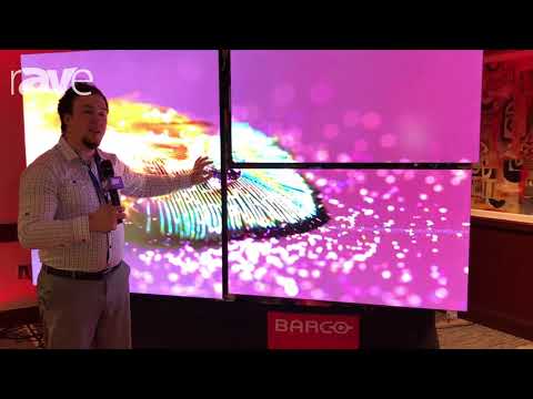E4 AV Tour: Barco Demos UniSee LCD Video Wall With 0.3mm Seam, Unique Mechanical Structure