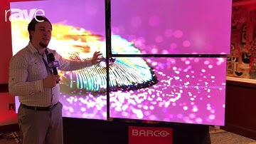 E4 AV Tour: Barco Demos UniSee LCD Video Wall With 0.3mm Seam, Unique Mechanical Structure