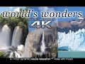 WORLD'S WONDERS in 4K | 1HR Nature Relaxation™ UHD Music Video / Screensaver