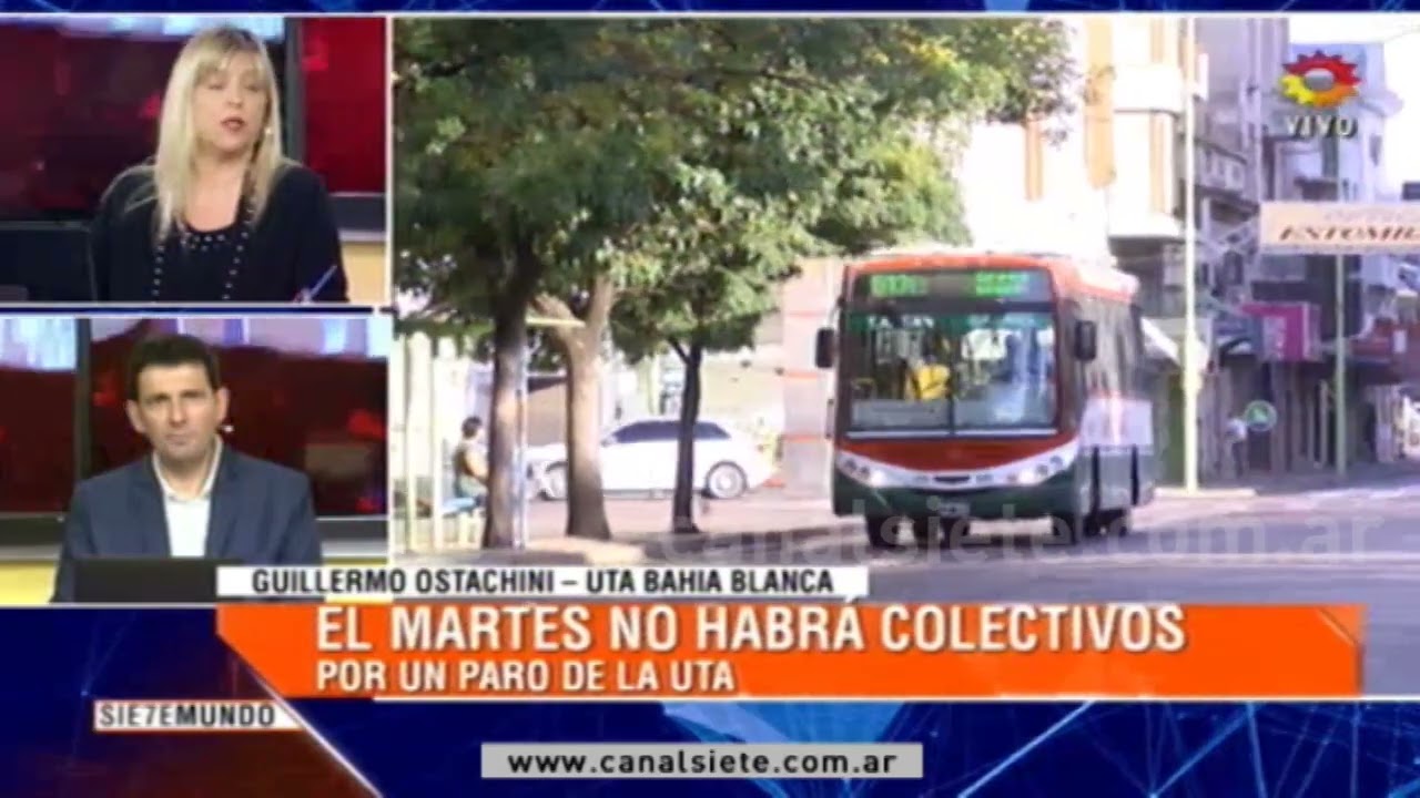 El martes a la noche no habrá colectivos