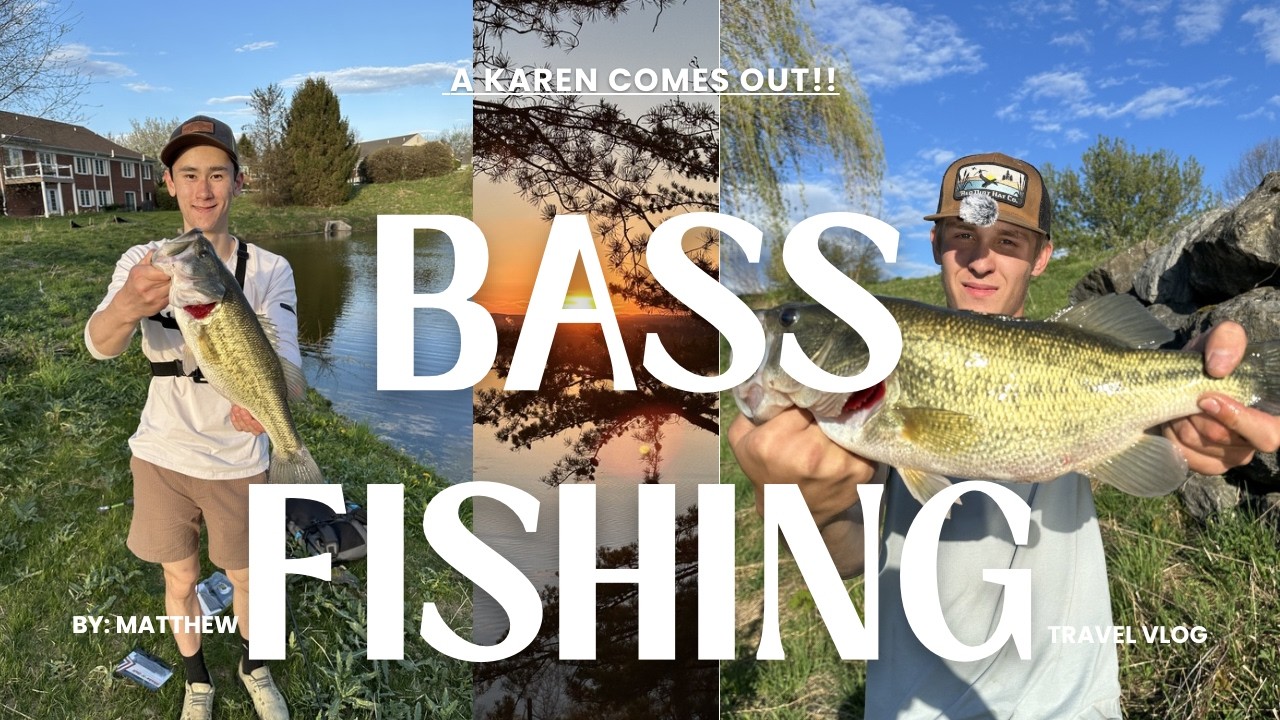 Bass Fishing when a Karen Comes up to us!!! My buddy Caught his P.B Bass!!!