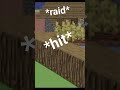 minecraft raid be like:
