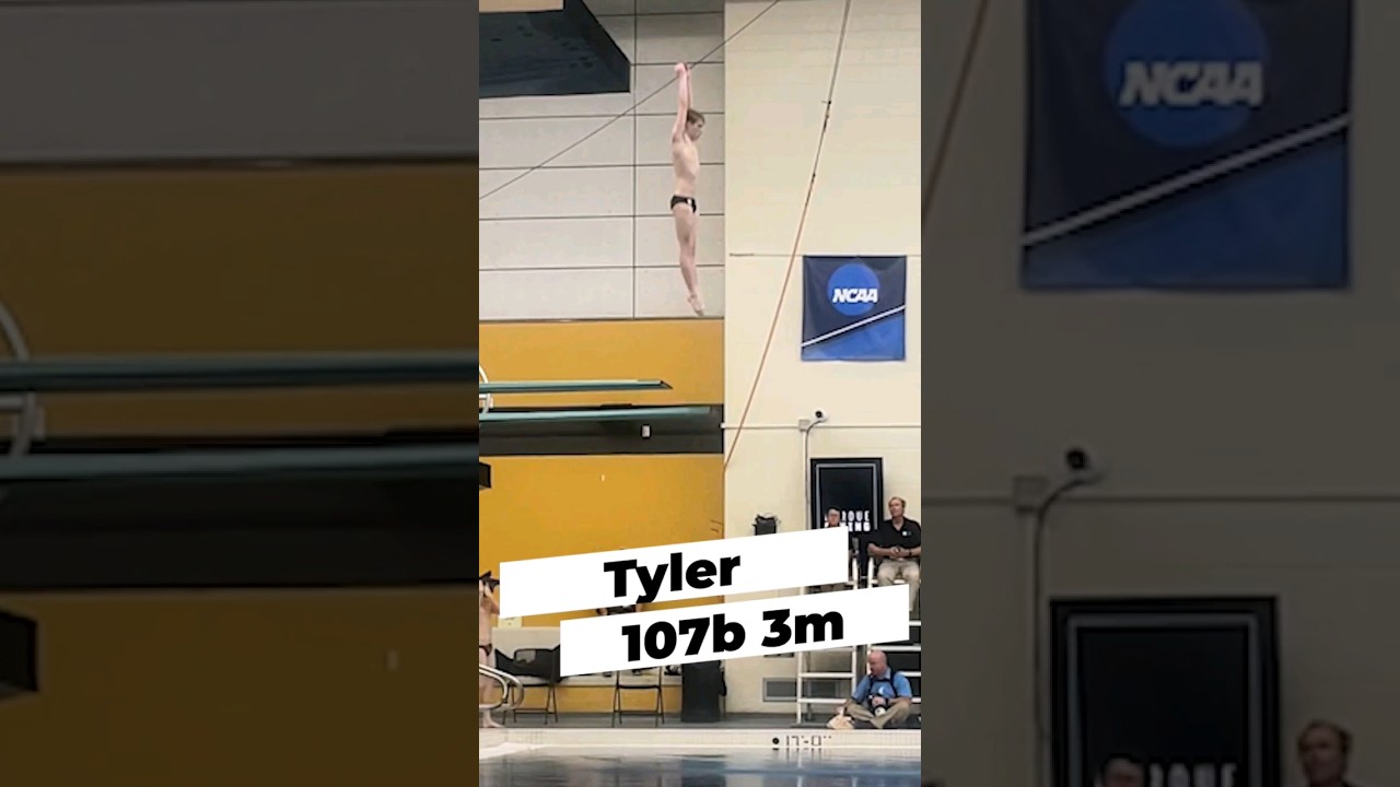 Unbelievable Diving Moments: Tyler's Mind-Blowing 107b 3m Dive! 