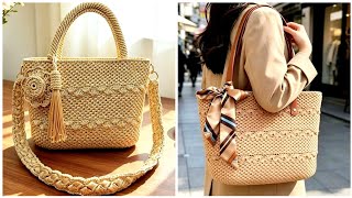 Beautifully Designed and Easy to Make Crochet Bag/New Design 🔥Simple and Wonderful