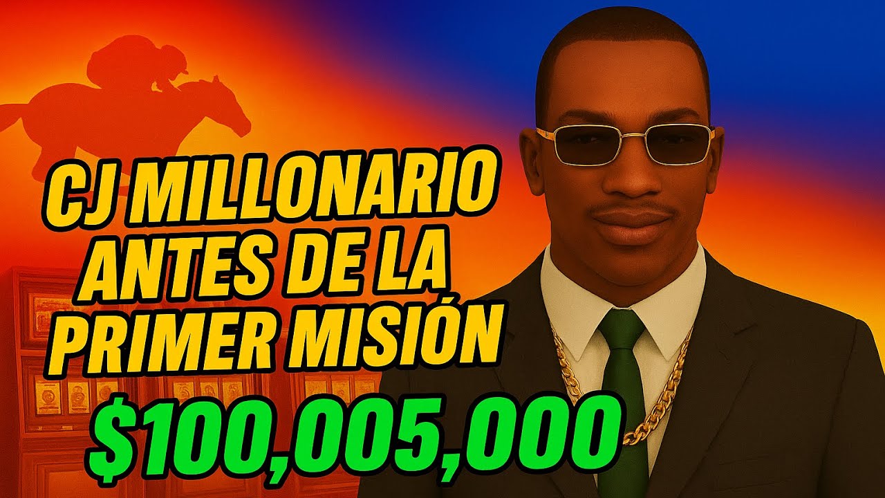 😳 Como hacer a CJ MILLONARIO 💵 RAPIDO antes de hacer la primer mision en GTA San Andreas 